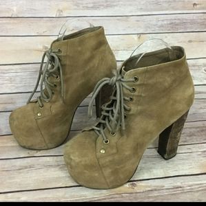 Jeffrey Campbell Suede Lita Boots